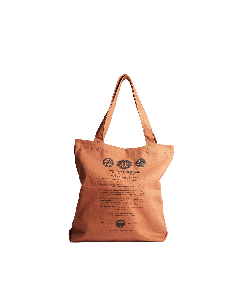 F&F Canvas Tote - Clay