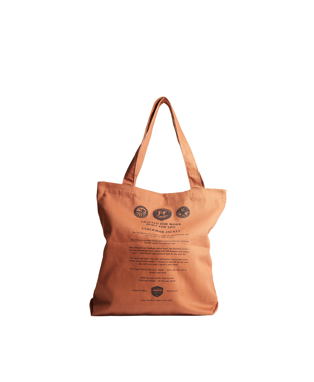 F&F Canvas Tote - Clay